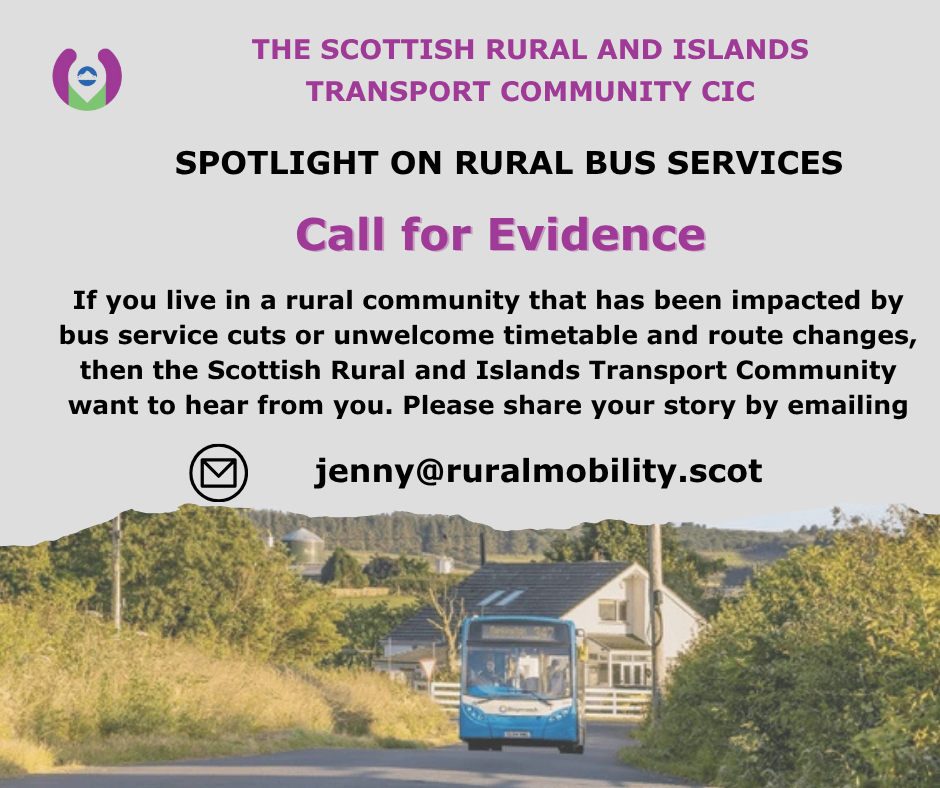 Rural Bus Services Call for Evidence Facebook Sharable Graphic